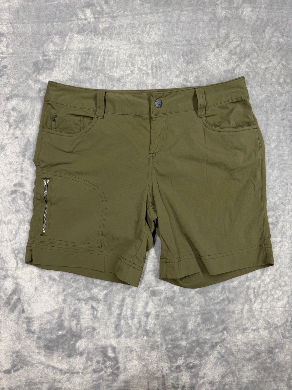 Prana Olive Utility Stretch Shorts